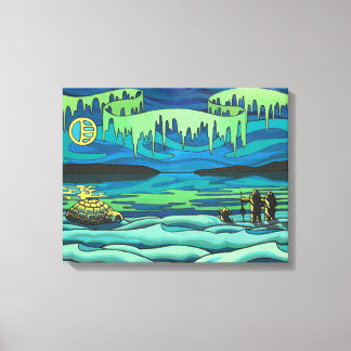 Pintura de arte nativa Impresión Inuit Amor Dibujo