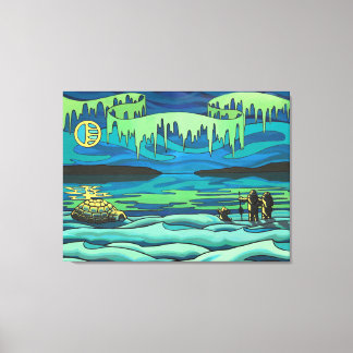 Pintura de arte nativa Impresión Inuit Amor Dibujo