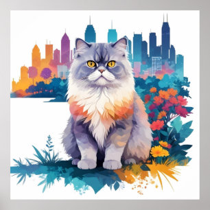 Pintura de arte sobre el entorno natural de animal