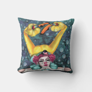 Pintura de artistas de circo de Cojín decorativo d