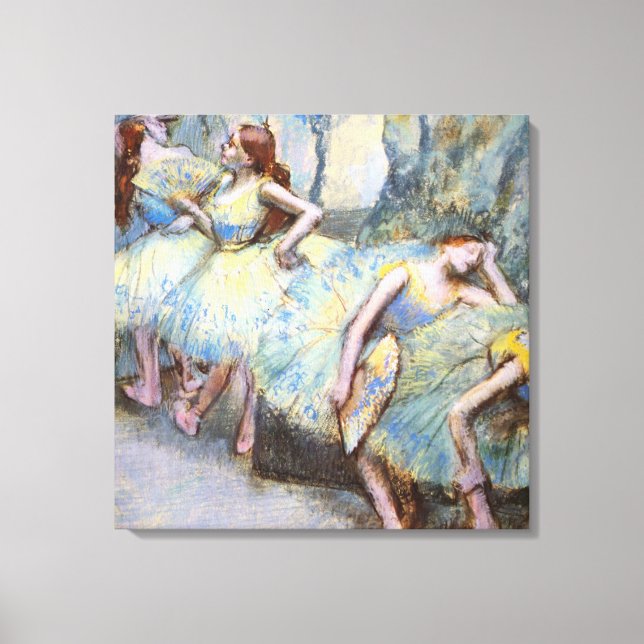 Pintura de bailarinas de arte Degas Ballet (Anverso)