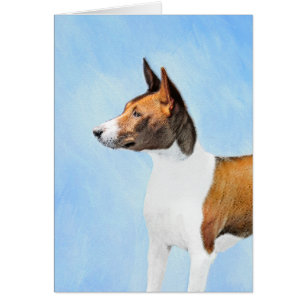 Pintura de Basenji - Arte original muy bonito