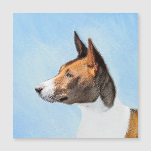 Pintura de Basenji - Arte original muy bonito