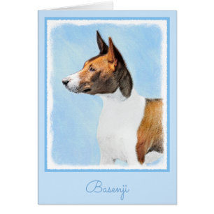 Pintura de Basenji - Arte original muy bonito