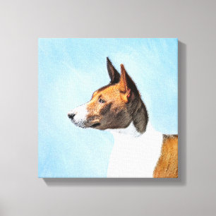 Pintura de Basenji - Arte original muy bonito