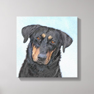 Pintura de Beauceron - Arte de perros original y b
