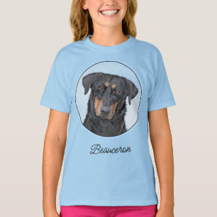 Pintura de Beauceron - Camiseta de Arte de Perro O