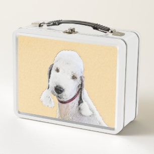 Pintura de Bedlington Terrier - Original Perro Art