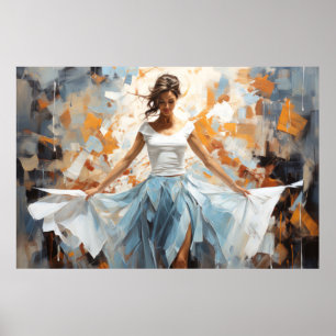 Pintura De Belleza De Baile Resumen Decoración De 