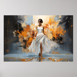 Pintura De Belleza De Baile Resumen Decoración De 