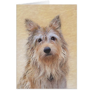 Pintura de Berger Picard - Arte de Perro Original.