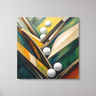 Pintura de bolas de golf - Imprimir arte de tela