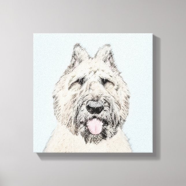 Pintura de Bouvier des Flandres - Arte original de (Anverso)