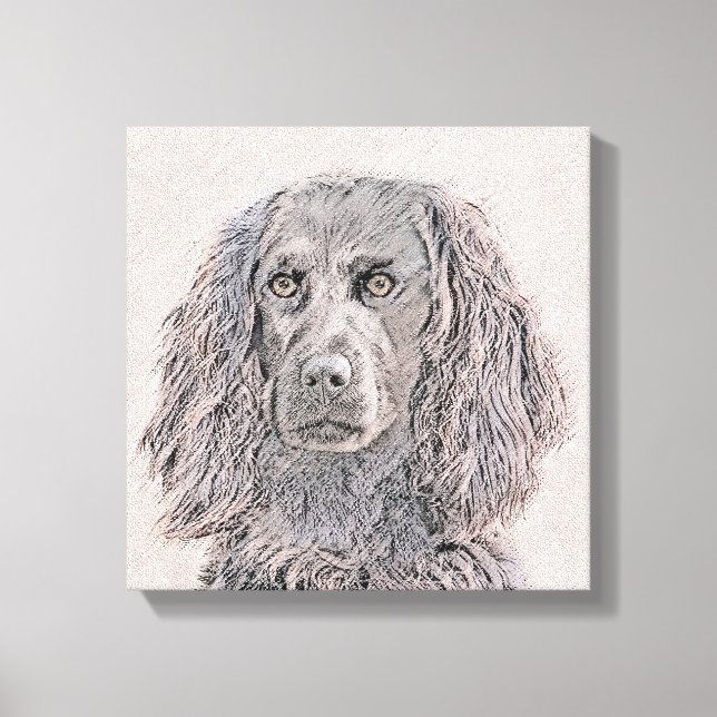 Pintura de Boykin Spaniel - Arte de Perro Original (Anverso)