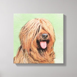 Pintura de Briard - Arte de Perro Original.