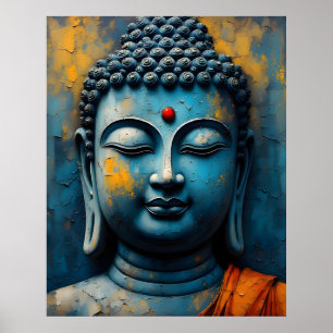 Pintura de Buda Gautama - Arte de Impasto Moderno
