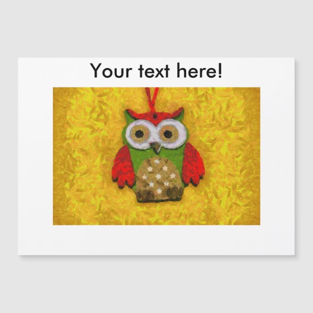 Pintura de búho (Anverso)