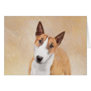 Pintura de Bull Terrier en miniatura - Original ad