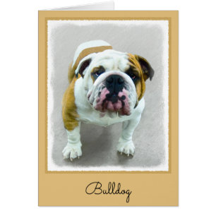 Pintura de bulldog - Arte de perros original y lin