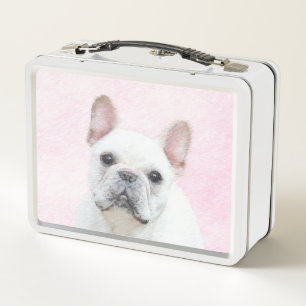 Pintura de Bulldog francés (crema/blanco) - Arte 