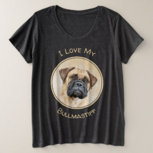 Pintura de Bullmastiff - Arte de Perro Original.