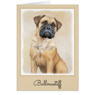 Pintura de Bullmastiff - Arte de Perro Original.