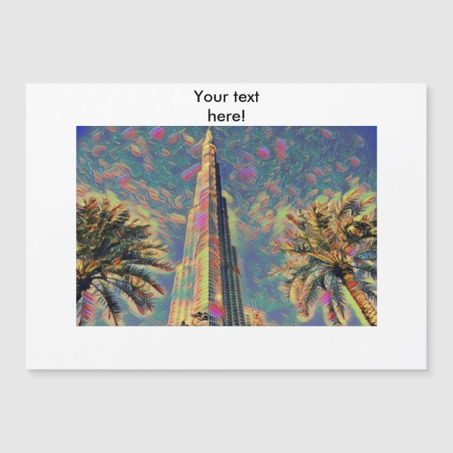 Pintura de Burj Khalifa (Anverso)