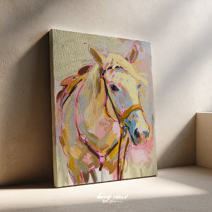 Pintura de Caballo, Arte de Pared Ecuestre Vaquera