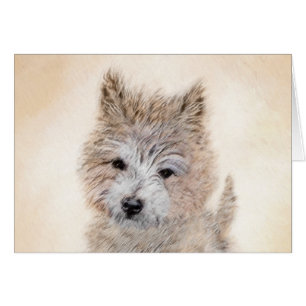 Pintura de Cachorro de Cairn Terrier - Arte Perro