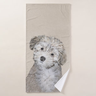 Pintura de cachorro habanesa - Arte de perro origi