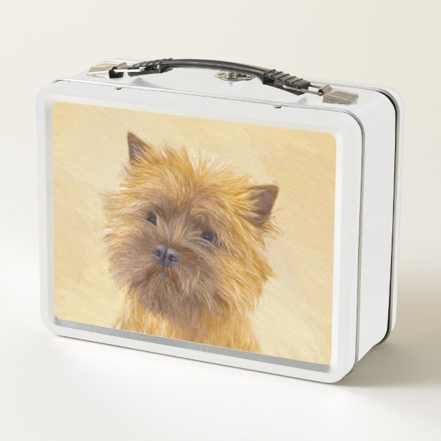 Pintura de Cairn Terrier - Arte Perro Original. (Reverso)