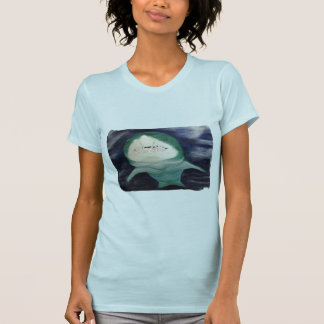 Pintura de camisetas de tiburones nadadores