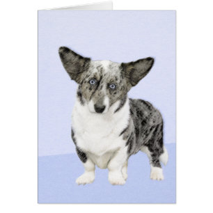 Pintura de Cardigan Welsh Corgi - Arte Perro Origi