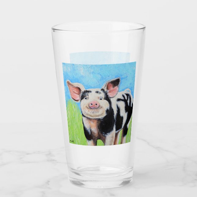 Pintura de Cerdo Feliz (Anverso)