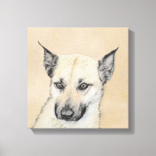 Pintura de Chinook (Orejas puntiagudas) - Arte Per