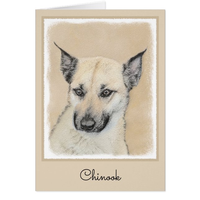 Pintura de Chinook (Orejas puntiagudas) - Arte Per (Frente)