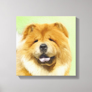 Pintura de Chow Chow - Arte Perro Original.