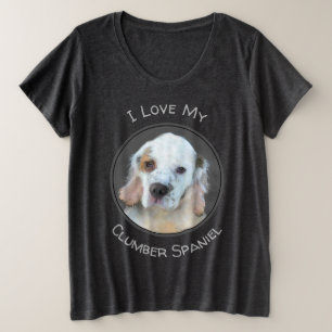 Pintura de Clumber Spaniel - Arte de Perro Origina