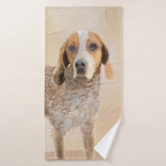 Pintura de concha inglesa estadounidense - Arte de (Toalla de baño)