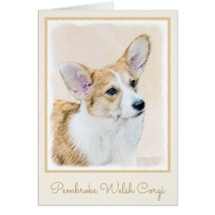 Pintura de Corgi galés de Pembroke - Arte Perro Or