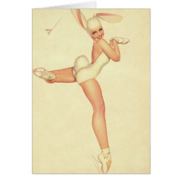 Pintura de cosecha de hielo en traje de conejo