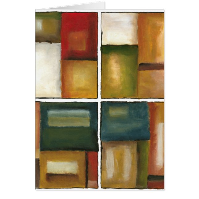 Pintura de cuatro paneles de Jennifer Goldberger (Frente)
