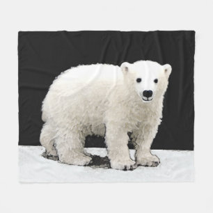 Pintura de Cubo de Oso Polar - Arte de Vida Silves
