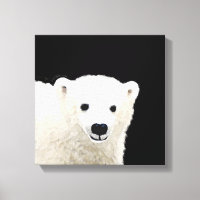 Pintura de Cubo de Oso Polar - Arte de Vida Silves