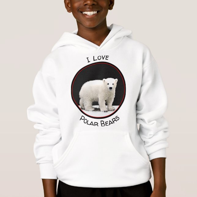 Pintura de cubo de oso polar - Arte original de vi (Anverso)