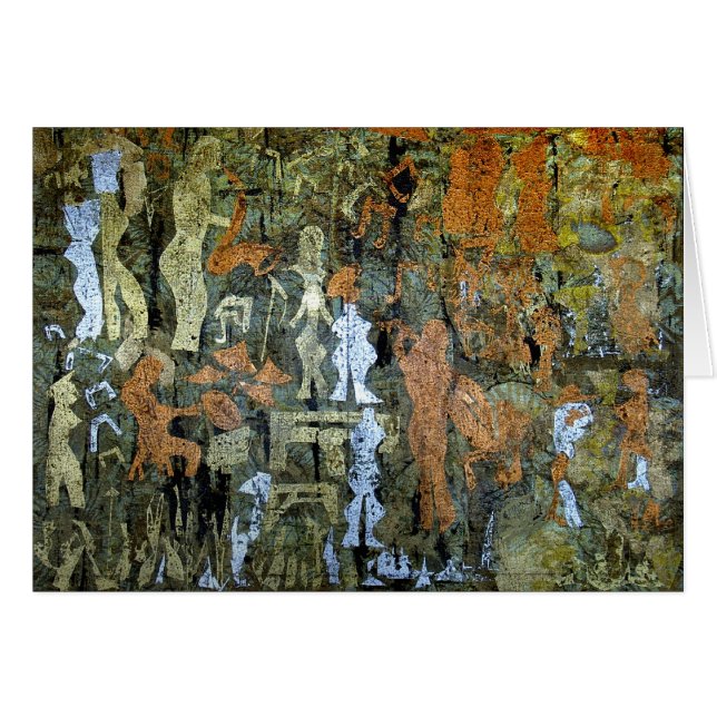 Pintura de cuevas moderna (Anverso (Horizontal))