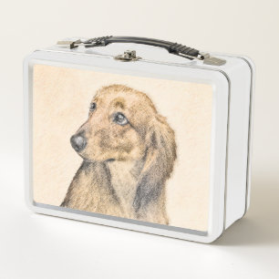 Pintura de Dachshund (de cabello largo) - Arte Per