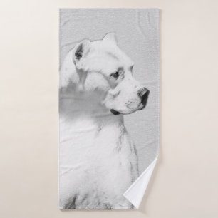 Pintura de Dogo Argentino - Arte original del perr