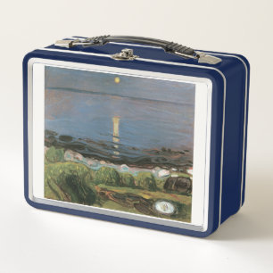 Pintura de Edvard Munch, noche de verano junto a l