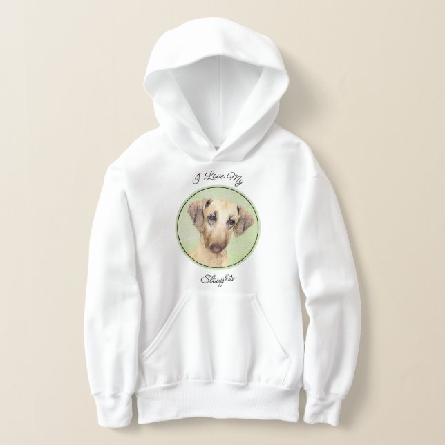 Pintura de eslúpulos - Arte de perro original lind (Distribución )